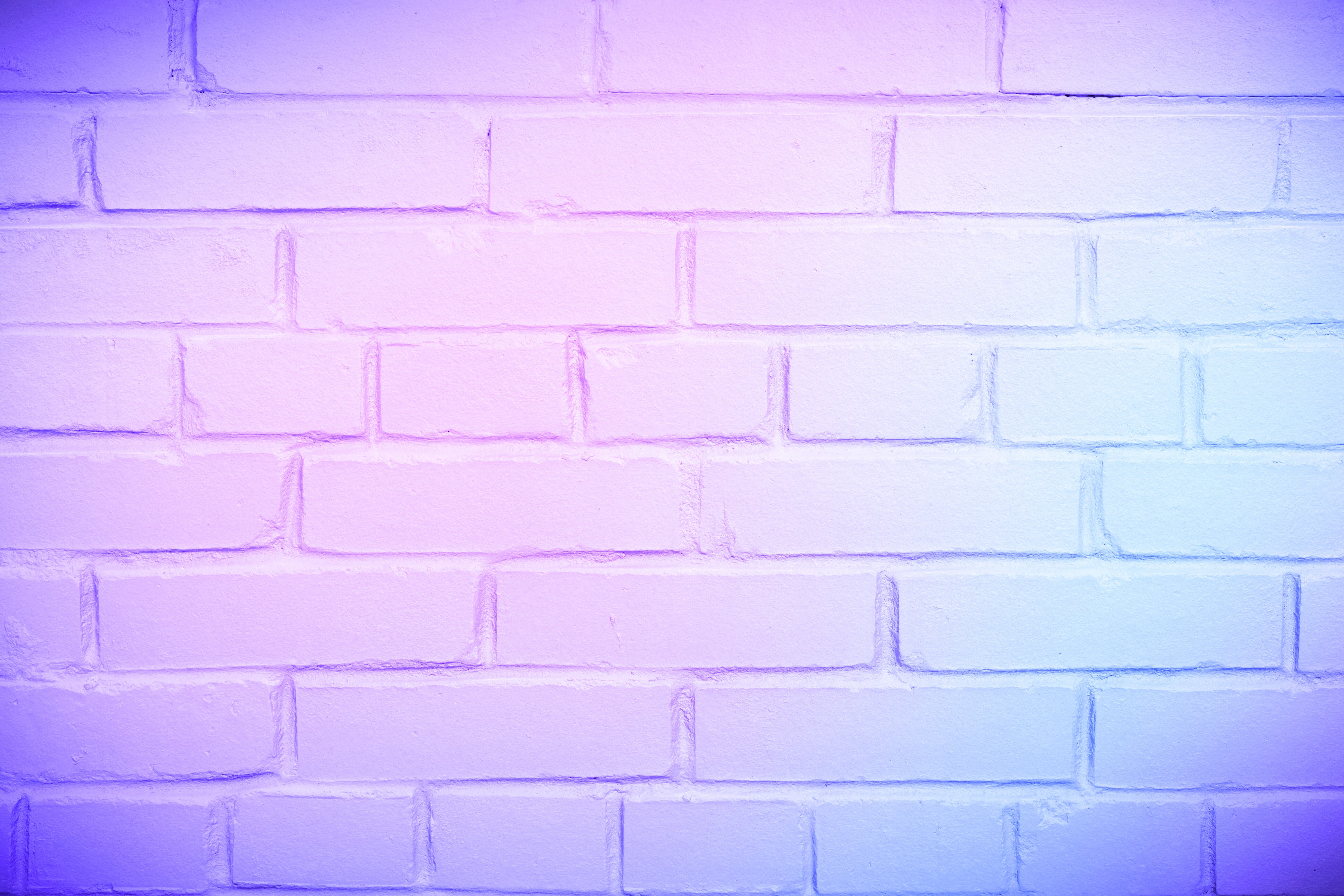 Neon brick wall background concept